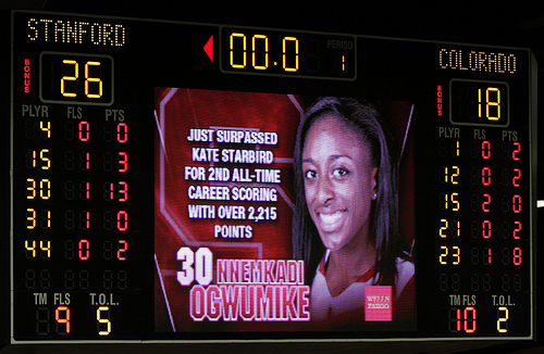 Nneka Ogwumike Passes Kate Starbird