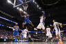 TAMPA, FL -  Malcolm Lee #3 of the UCLA Bruins drives for a shot attempt against the Florida Gators during the third round of the 2011 NCAA men's basketball tournament at St. Pete Times Forum in Tampa, Florida.  (Photo by Mike Ehrmann/Getty Images)