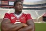 Florida State freshman defensive tackle Timmy Jernigan poses during the Seminoles' NCAA college football media day on Sunday, Aug. 14, 2011, in Tallahassee, Fla. (AP Photo/Phil Sears)