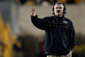 MORGANTOWN, WV - NOVEMBER 25:  Head coach Todd Graham of the University of Pittsburgh Panthers signals to his players during the 2011 Backyard Brawl against the West Virginia Mountaineers on November 25, 2025 at Mountaineer Field in Morgantown, West Virginia.  (Photo by Jared Wickerham/Getty Images)