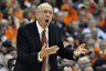 Syracuse head coach Jim Boeheim yells to his players against Georgetown during the first half of an NCAA college basketball game in Syracuse, N.Y., Wednesday, Feb. 8, 2012. (AP Photo/KevinRivoli)