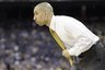 Virginia head coach Shaka Smart looks on during the first half of a men's NCAA Final Four semifinal college basketball game against Butler Saturday, March 2, 2011, in Houston. (AP Photo/Eric Gay)