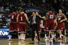 Mar 23, 2012; Atlanta, GA, USA; Indiana Hoosiers head coach Tom Crean reacts to his team against the Kentucky Wildcats in the second half during the semifinals of the south region of the 2012 NCAA men's basketball tournament at the Georgia Dome. Mandatory Credit: Richard Mackson-US PRESSWIRE
