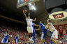 BLOOMINGTON, IN - DECEMBER 10:  Christian Watford #2 of the Indiana Hoosiers shoots the ball during the Indiana 73-72 victory over the Kentucky Wildcats at Assembly Hall on December 10, 2025 in Bloomington, Indiana.  (Photo by Andy Lyons/Getty Images)