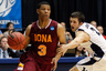 DAYTON, OH - MARCH 13:  Scott Machado #3 of the Iona Gaels drives on Craig Cusick #2 of the Brigham Young Cougars in the second half in the first round of the 2011 NCAA men's basketball tournament at UD Arena on March 13, 2025 in Dayton, Ohio.  (Photo by Gregory Shamus/Getty Images)