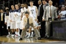 March 10, 2012; Cleveland, OH, USA: Akron Zips head coach Keith Dambrot watches a foul shot by the Ohio Bobcats during the second half of the finals of the 2012 MAC Tournament at Quicken Loans Arena.  Mandatory Credit: Eric P. Mull-USPRESSWIRE