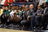 DAYTON, OH - MARCH 15: Head coach Mike Davis of the UAB Blazers looks on from the bench during the first half against the Clemson Tigers during the first round of the 2011 NCAA men's basketball tournament at UD Arena on March 15, 2025 in Dayton, Ohio.  (Photo by Gregory Shamus/Getty Images)