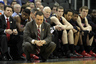 KANSAS CITY, MO - MARCH 07: Head coach Billy Gillispie of the Texas Tech Red Raiders watches from the bench during the first round of the Big 12 Basketball Tournament game against the Oklahoma State Cowboys on March 7, 2025 at the Sprint Center in Kansas City, Missouri. (Photo by Jamie Squire/Getty Images)