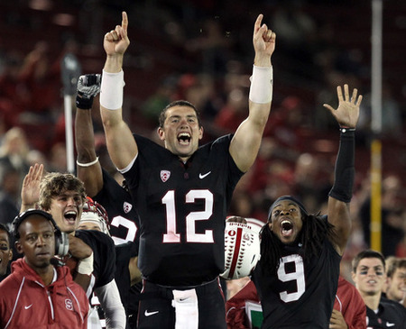 Andrew Luck was 3 years old the last time Stanford won a game at Notre Dame Stadium. 